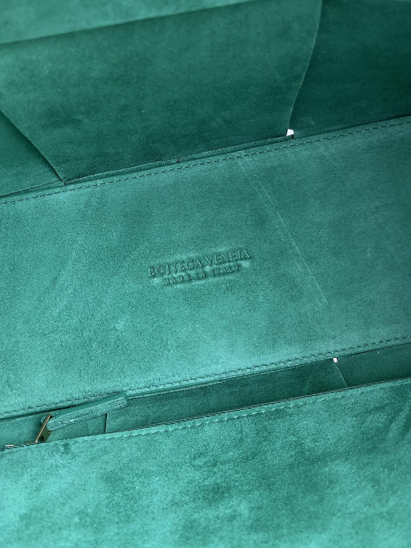 Bottega Veneta Small Arco Tote Bag 652867 Green Calfskin