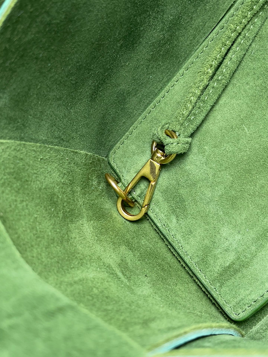 Bottega Veneta Small Arco Tote Bag Green Calfskin 652867