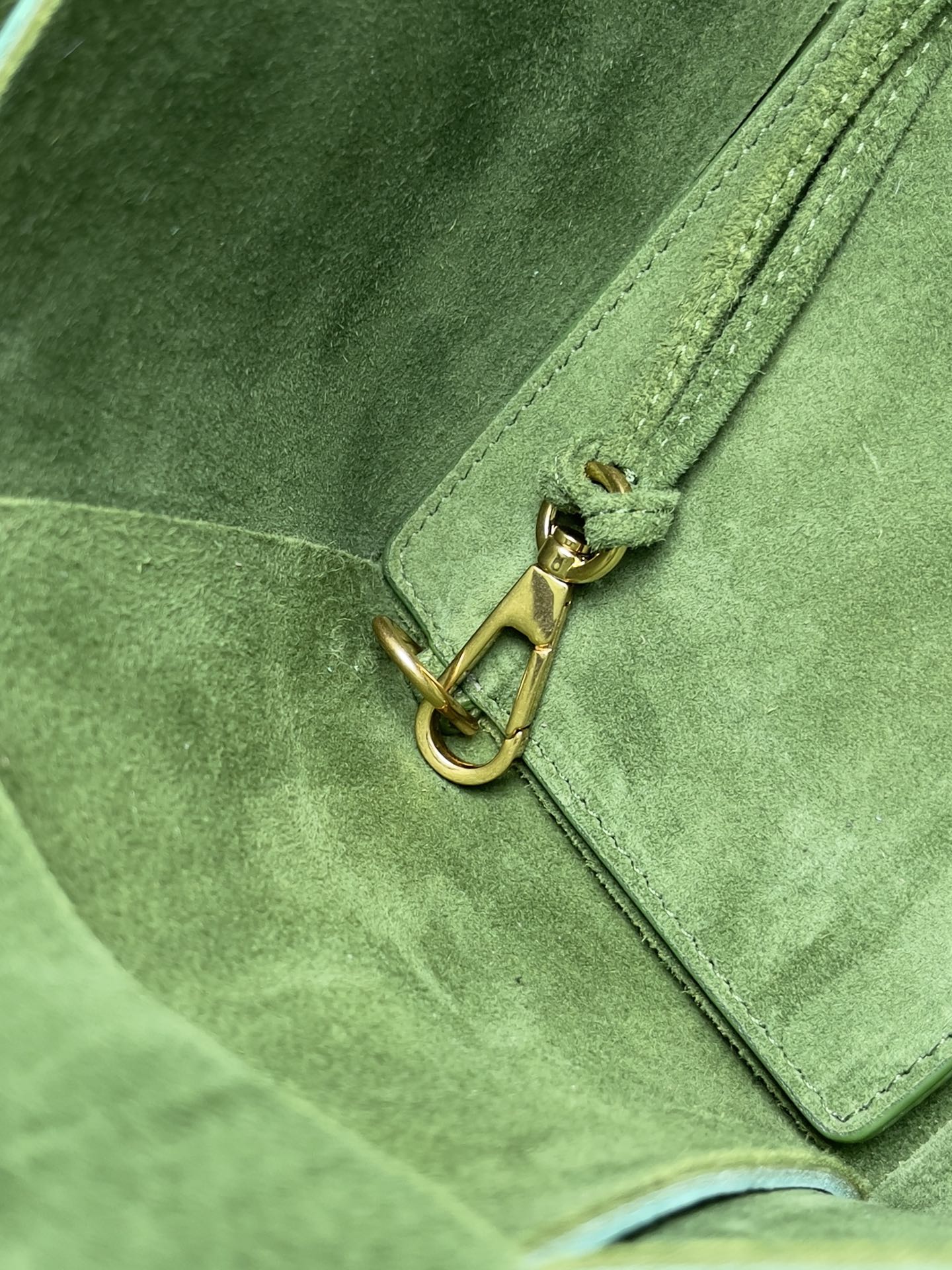 Bottega Veneta Small Arco Tote Bag Green Calfskin 652867