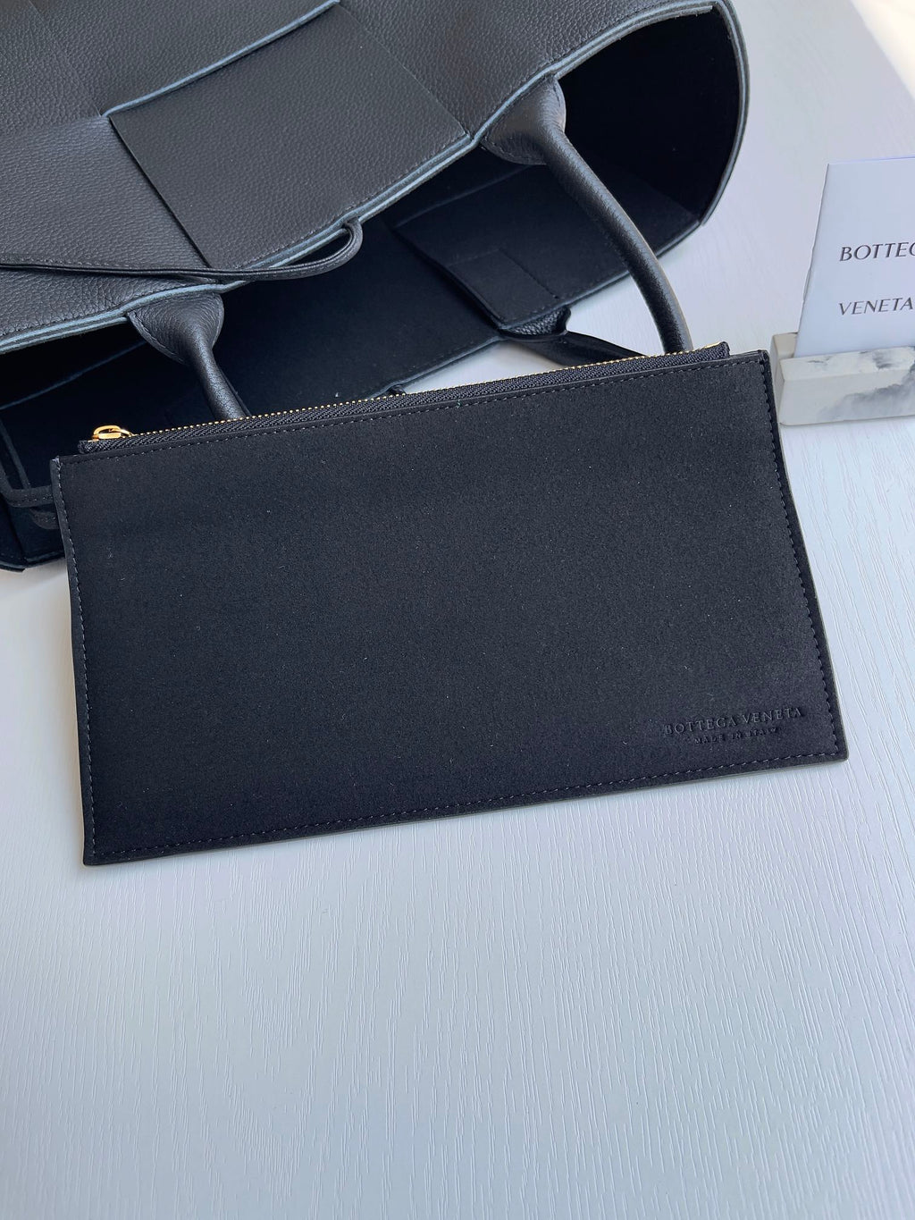 Bottega Veneta Small Arco Tote Bag 652867 Black Calfskin