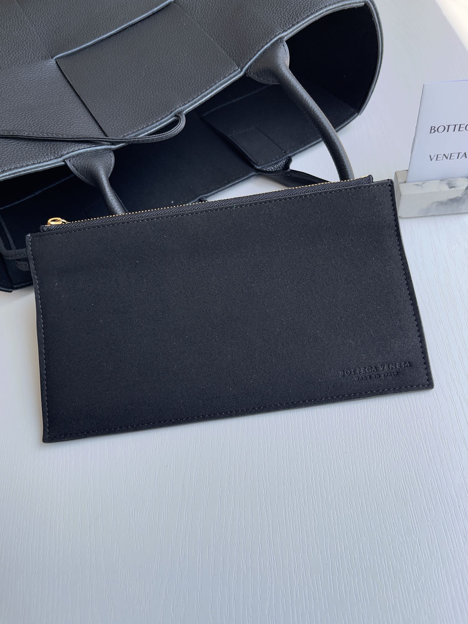 Bottega Veneta Small Arco Tote Bag 652867 Black Calfskin