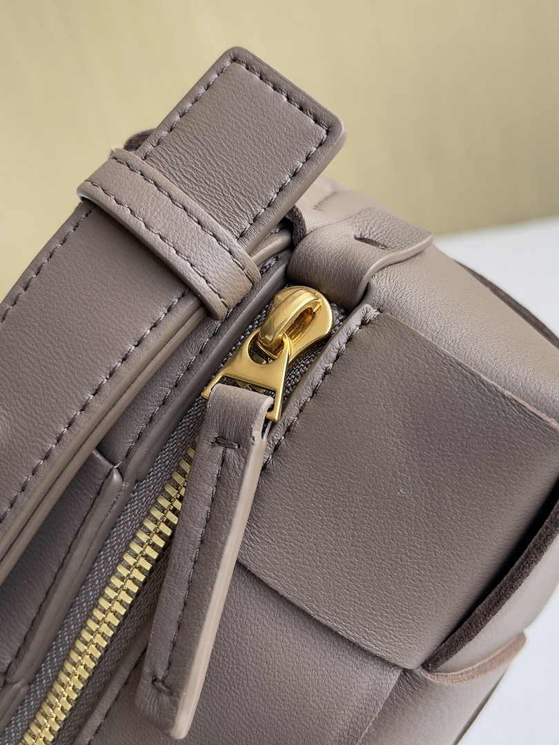 Bottega Veneta Small Brick Cassette 729166 Lambskin Khaki