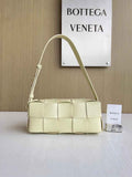Bottega Veneta Small Brick Cassette 729166 Lambskin Light Yellow