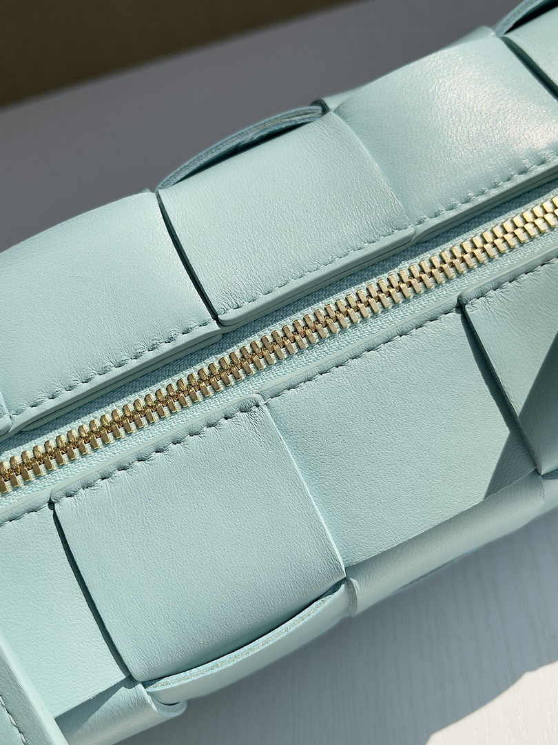 Bottega Veneta Small Brick Cassette 729166 Lambskin Light Blue