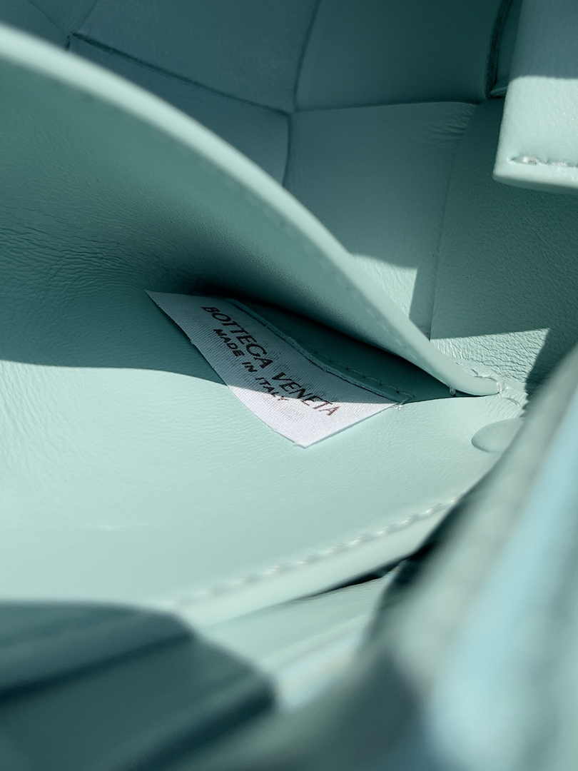Bottega Veneta Small Brick Cassette 729166 Lambskin Light Blue
