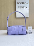 Bottega Veneta Small Brick Cassette 729166 Lambskin Light Purple