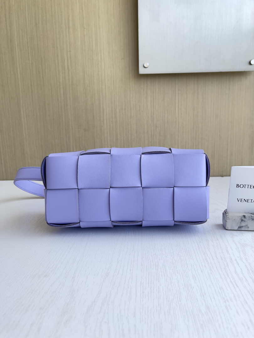 Bottega Veneta Small Brick Cassette 729166 Lambskin Light Purple