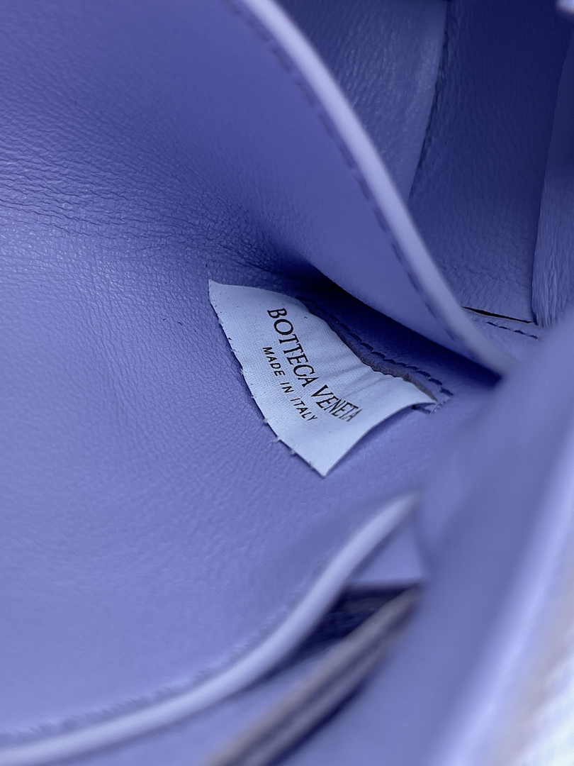 Bottega Veneta Small Brick Cassette 729166 Lambskin Light Purple