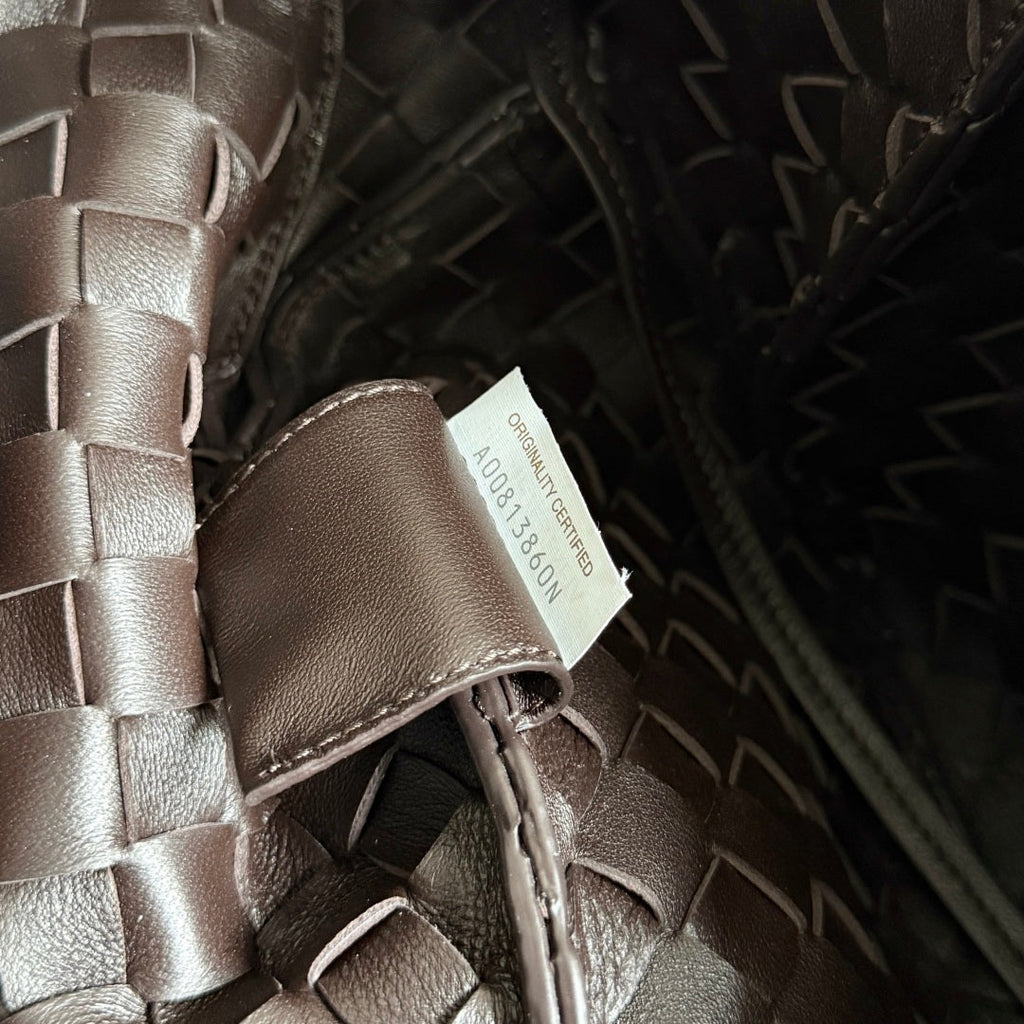 Bottega Veneta Small Campana Bag 854248 in Coffee