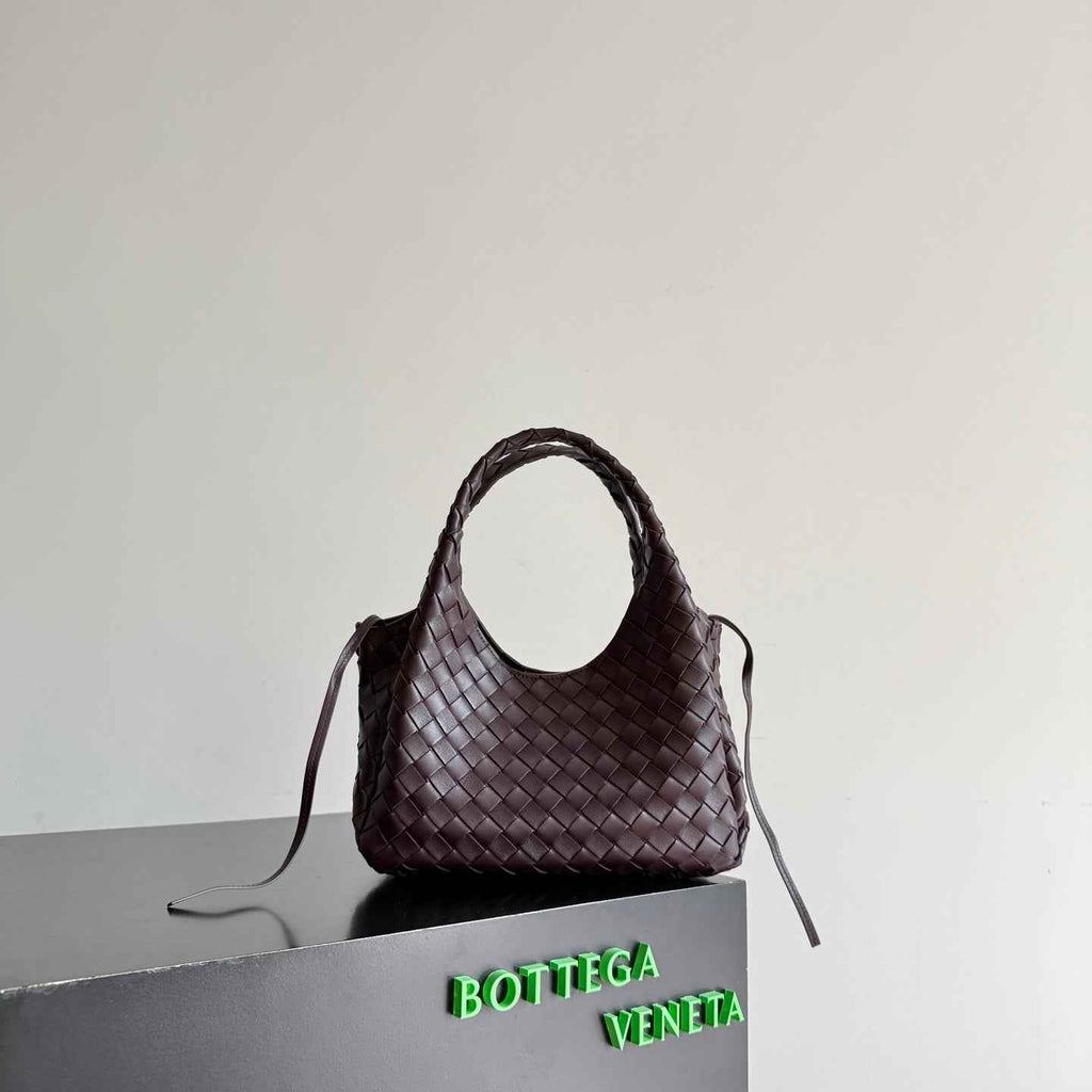 Bottega Veneta Small Campana Bag 854248 in Wine Red
