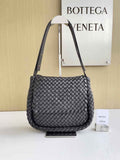 Bottega Veneta Small Cobble Shoulder Bag 709418 Lambskin Brown