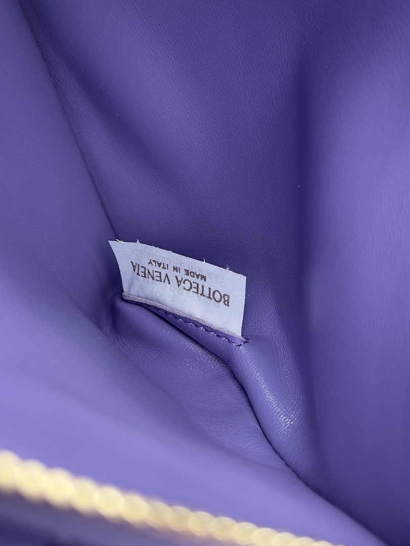 Bottega Veneta Small Cobble Shoulder Bag 709418 Lambskin Purple