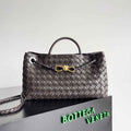 Bottega Veneta Small East West Andiamo 754990 Lambskin Coffee
