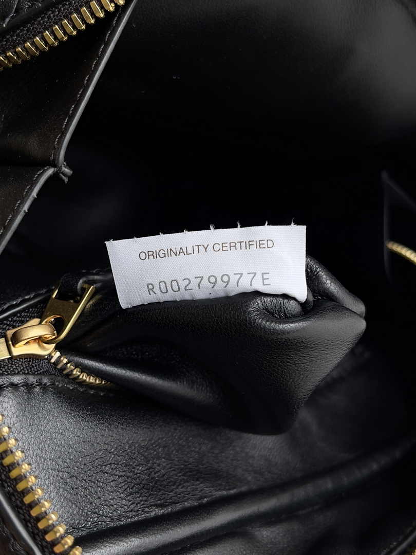 Bottega Veneta Small Getaway 776736 Lambskin Black