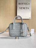 Bottega Veneta Small Getaway 776736 Lambskin Gray