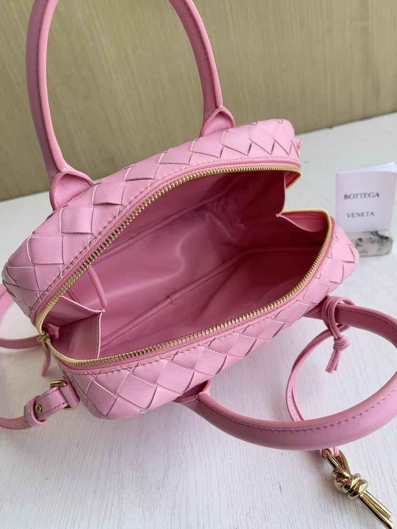 Bottega Veneta Small Getaway 776736 Calfskin Pink