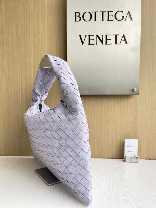 Bottega Veneta Small Hop Bag 763966 Calfskin Light Purple