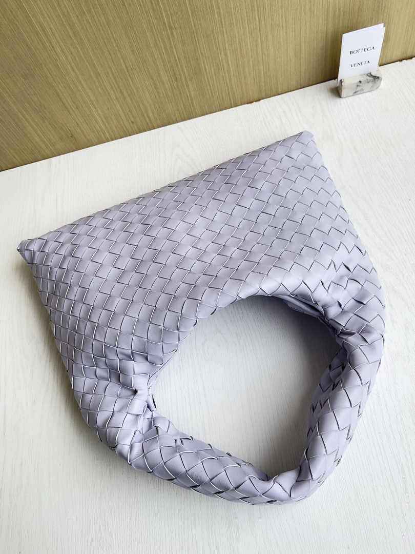 Bottega Veneta Small Hop Bag 763966 Calfskin Light Purple