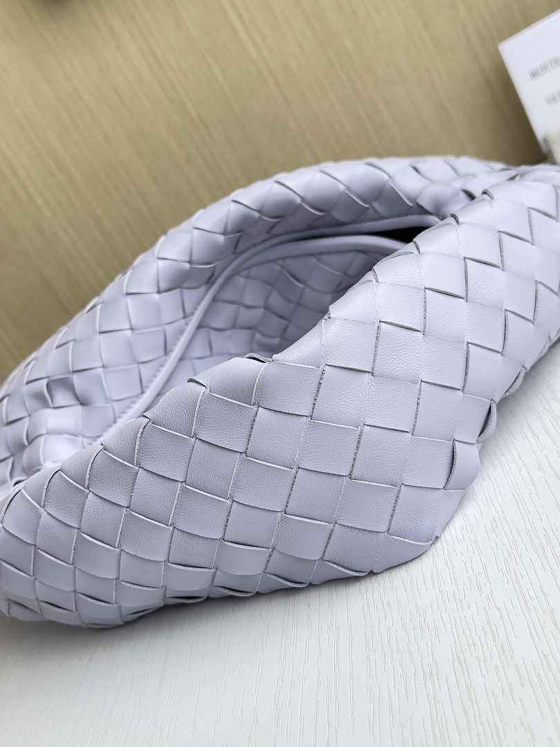 Bottega Veneta Small Hop Bag 763966 Calfskin Light Purple