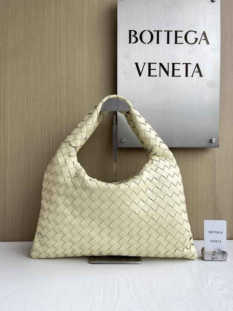 Bottega Veneta Small Hop Bag 763966 Calfskin Yellow