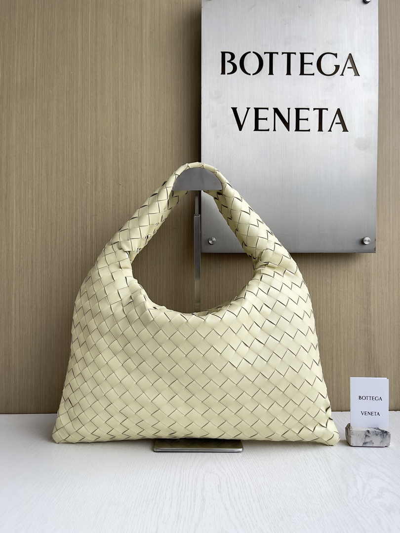 Bottega Veneta Small Hop Bag 763966 Calfskin Yellow