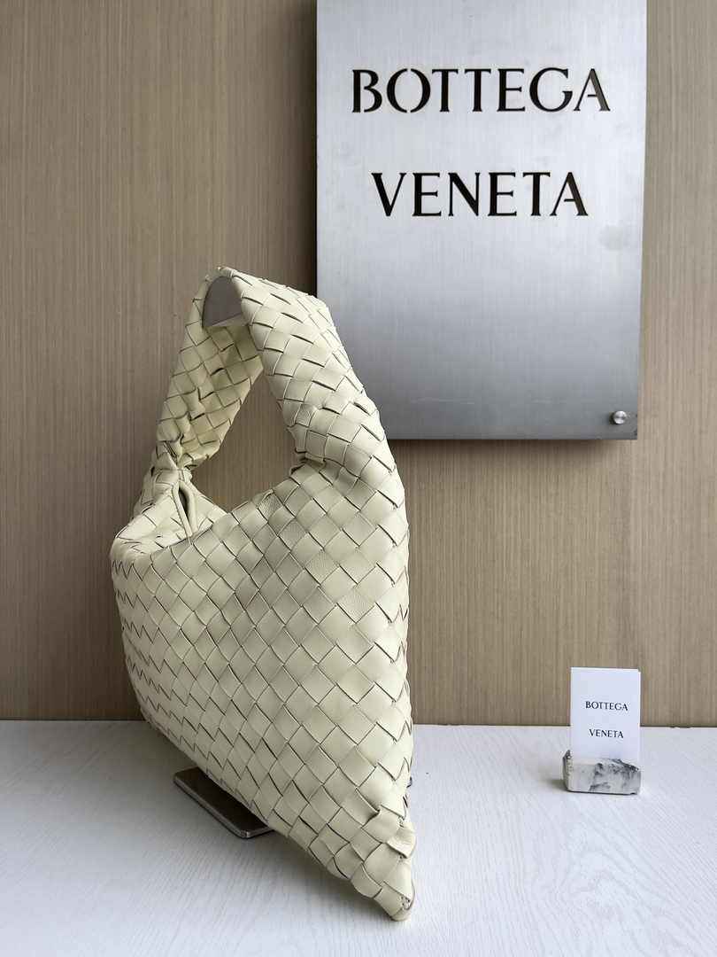 Bottega Veneta Small Hop Bag 763966 Calfskin Yellow