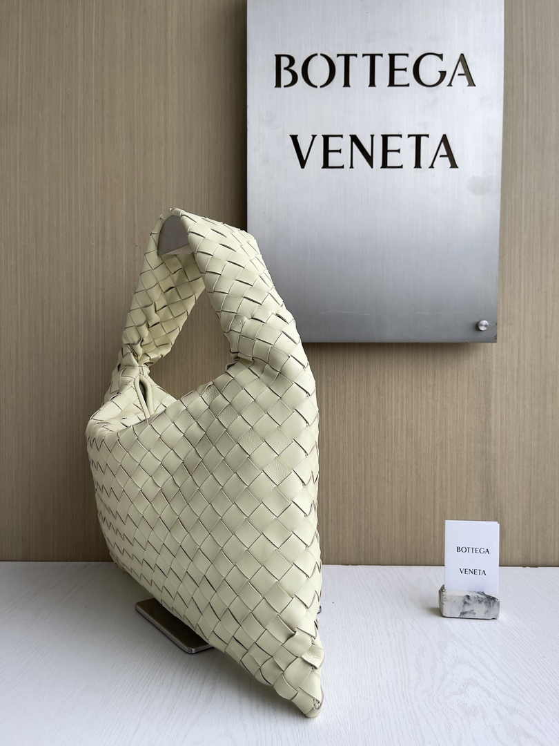 Bottega Veneta Small Hop Bag 763966 Calfskin Yellow