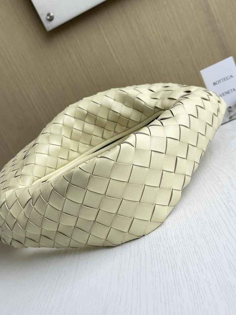 Bottega Veneta Small Hop Bag 763966 Calfskin Yellow