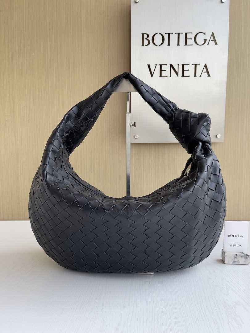 Bottega Veneta Small Jodie Bag 600261 Calfskin Black Silver Zipper