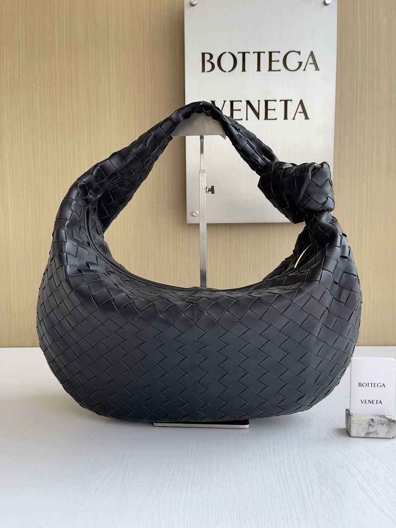 Bottega Veneta Small Jodie Bag 600261 Calfskin Black Zipper Gold