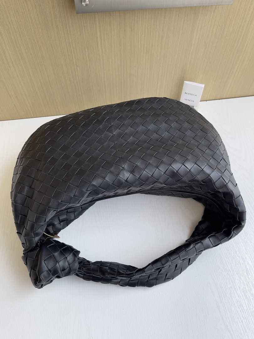 Bottega Veneta Small Jodie Bag 600261 Calfskin Black Zipper Gold