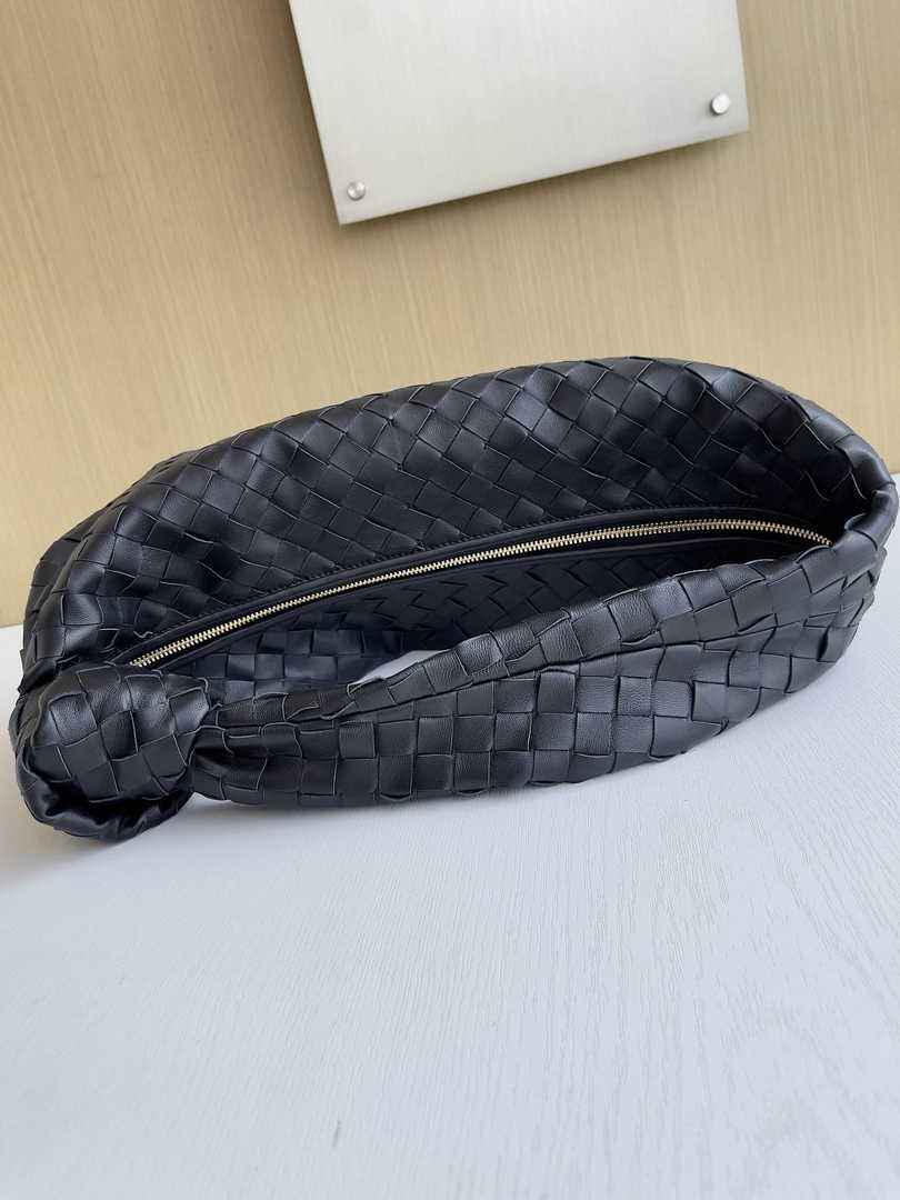 Bottega Veneta Small Jodie Bag 600261 Calfskin Black Zipper Gold