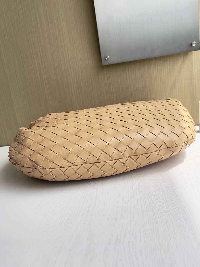 Bottega Veneta Small Jodie Bag 600261 Calfskin Dark Beige
