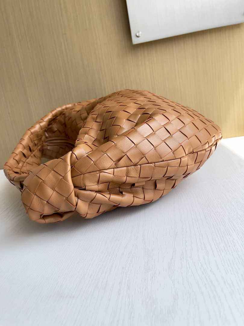 Bottega Veneta Small Jodie Bag 600261 Calfskin Caramel