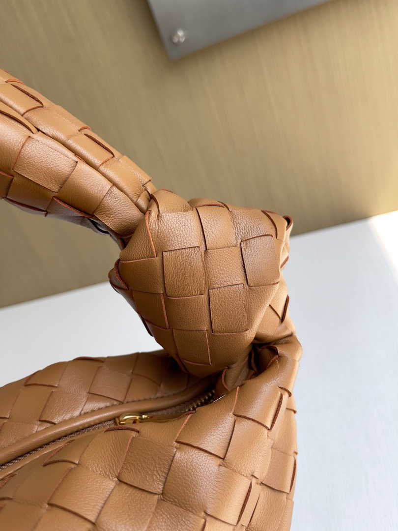 Bottega Veneta Small Jodie Bag 600261 Calfskin Caramel
