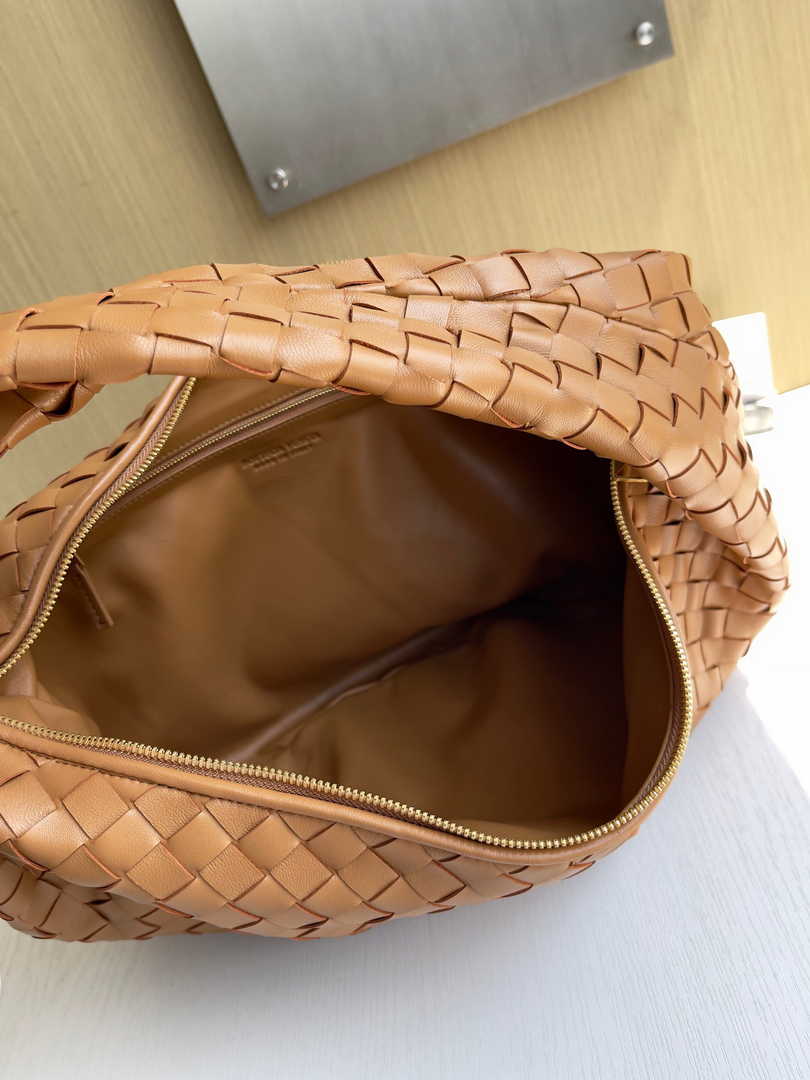 Bottega Veneta Small Jodie Bag 600261 Calfskin Caramel