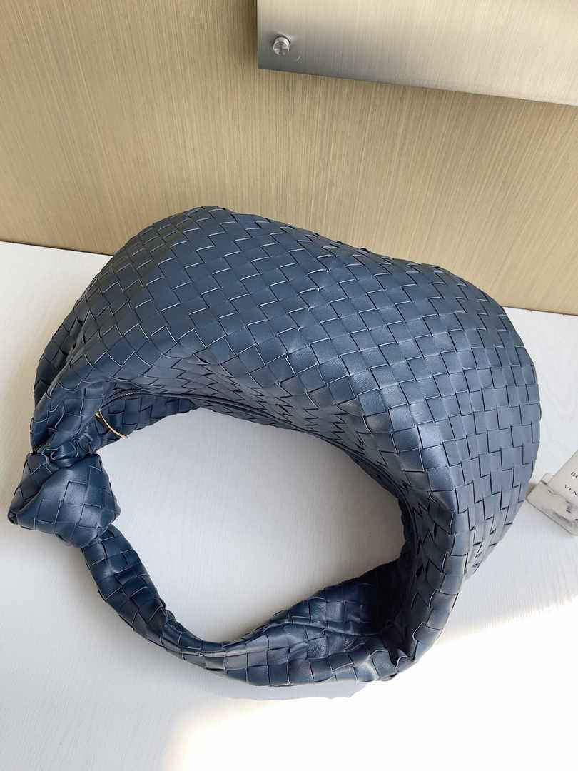 Bottega Veneta Small Jodie Bag 600261 Calfskin Navy Blue