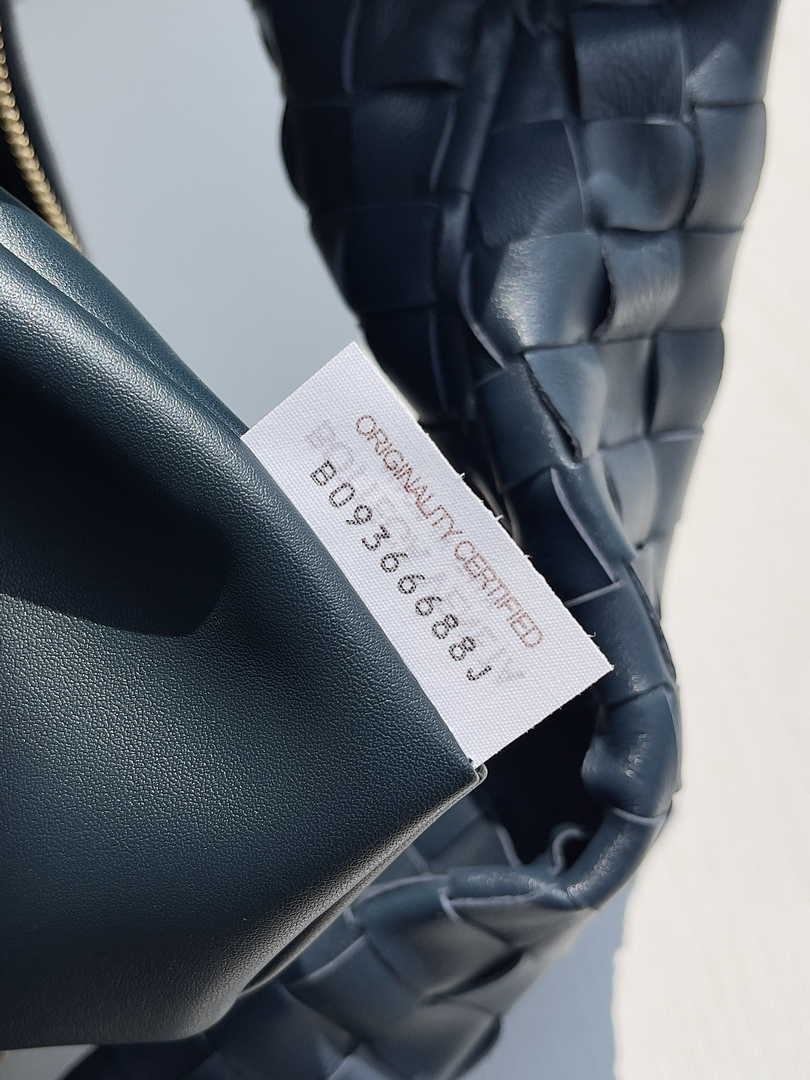 Bottega Veneta Small Jodie Bag 600261 Calfskin Navy Blue