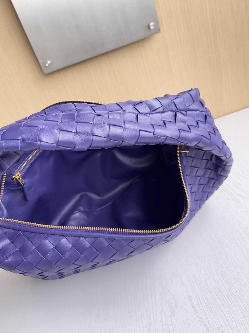 Bottega Veneta Small Jodie Bag 600261 Calfskin Purpel