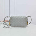 Bottega Veneta Small Loop Camera Bag 723548 Gray leather