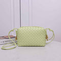 Bottega Veneta Small Loop Camera Bag 723548 Light Green leather