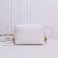 Bottega Veneta Small Loop Camera Bag 723548 White leather