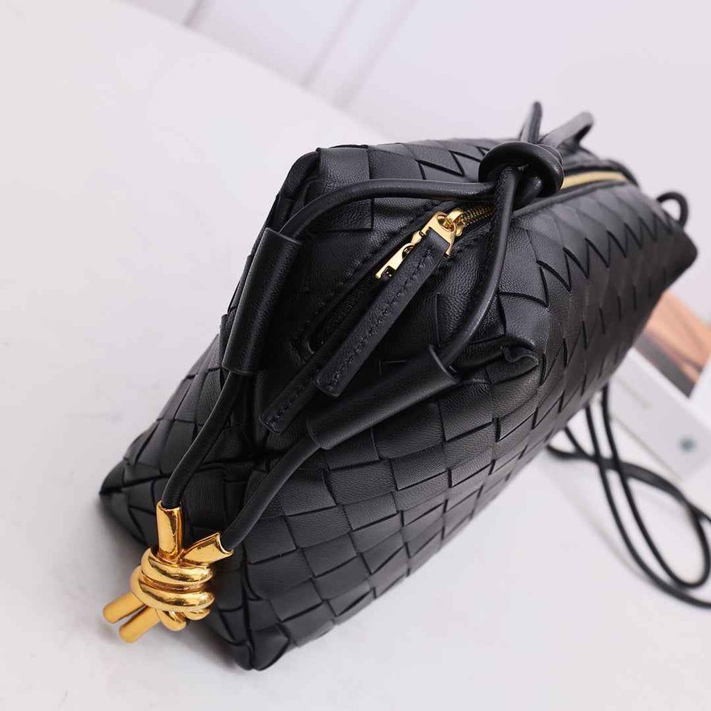 Bottega Veneta Small Loop Camera Bag 723548 Black leather