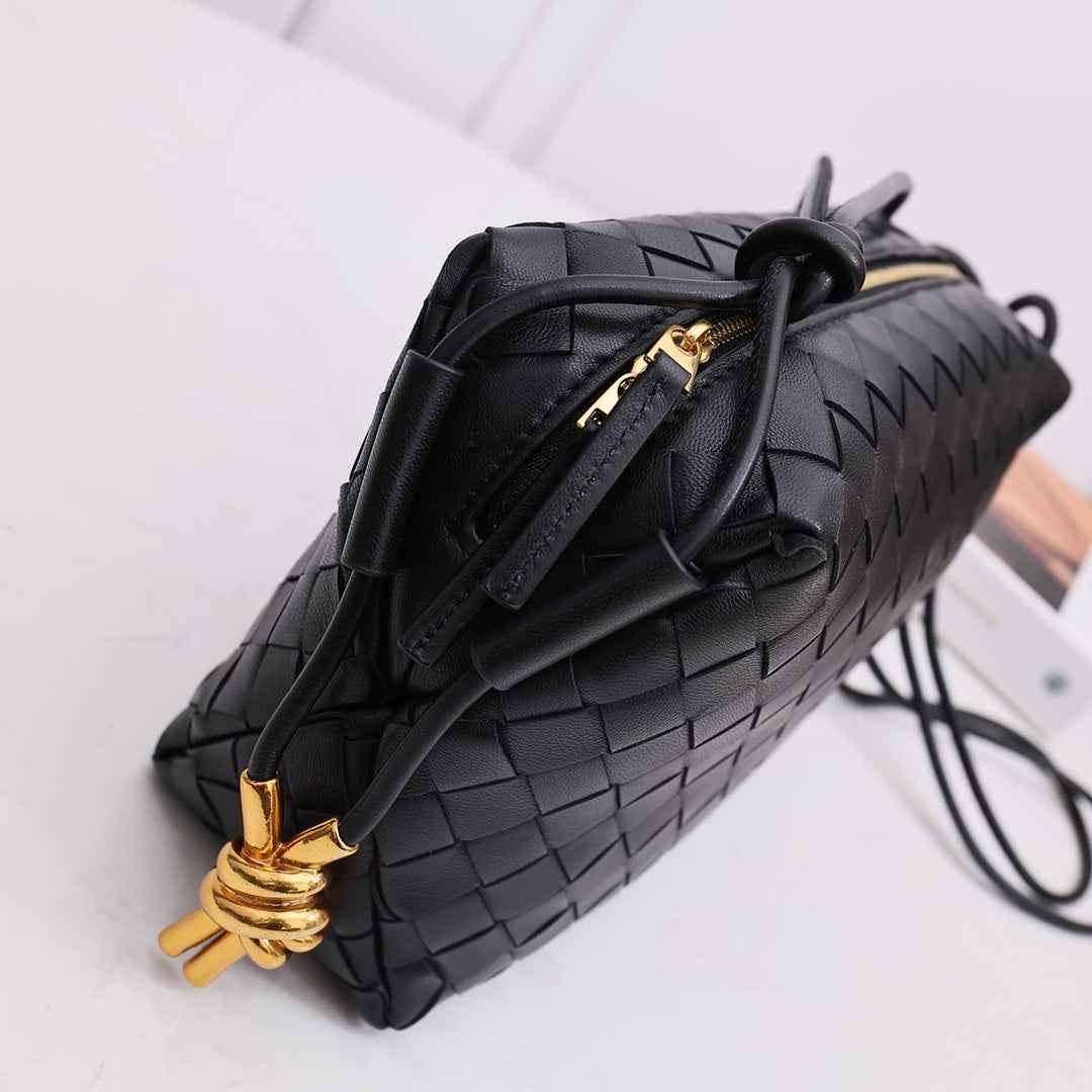 Bottega Veneta Small Loop Camera Bag 723548 Black leather