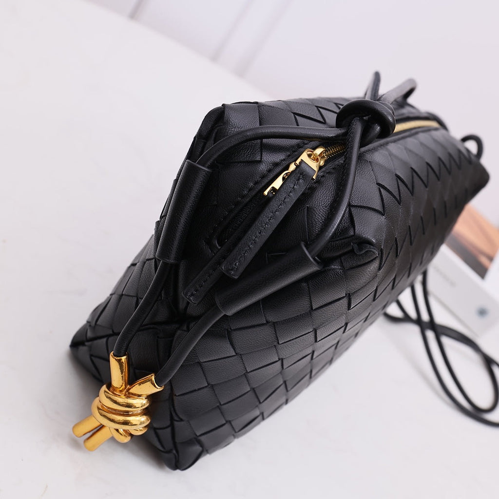 Bottega Veneta Small Loop Camera Bag 723548 Black leather