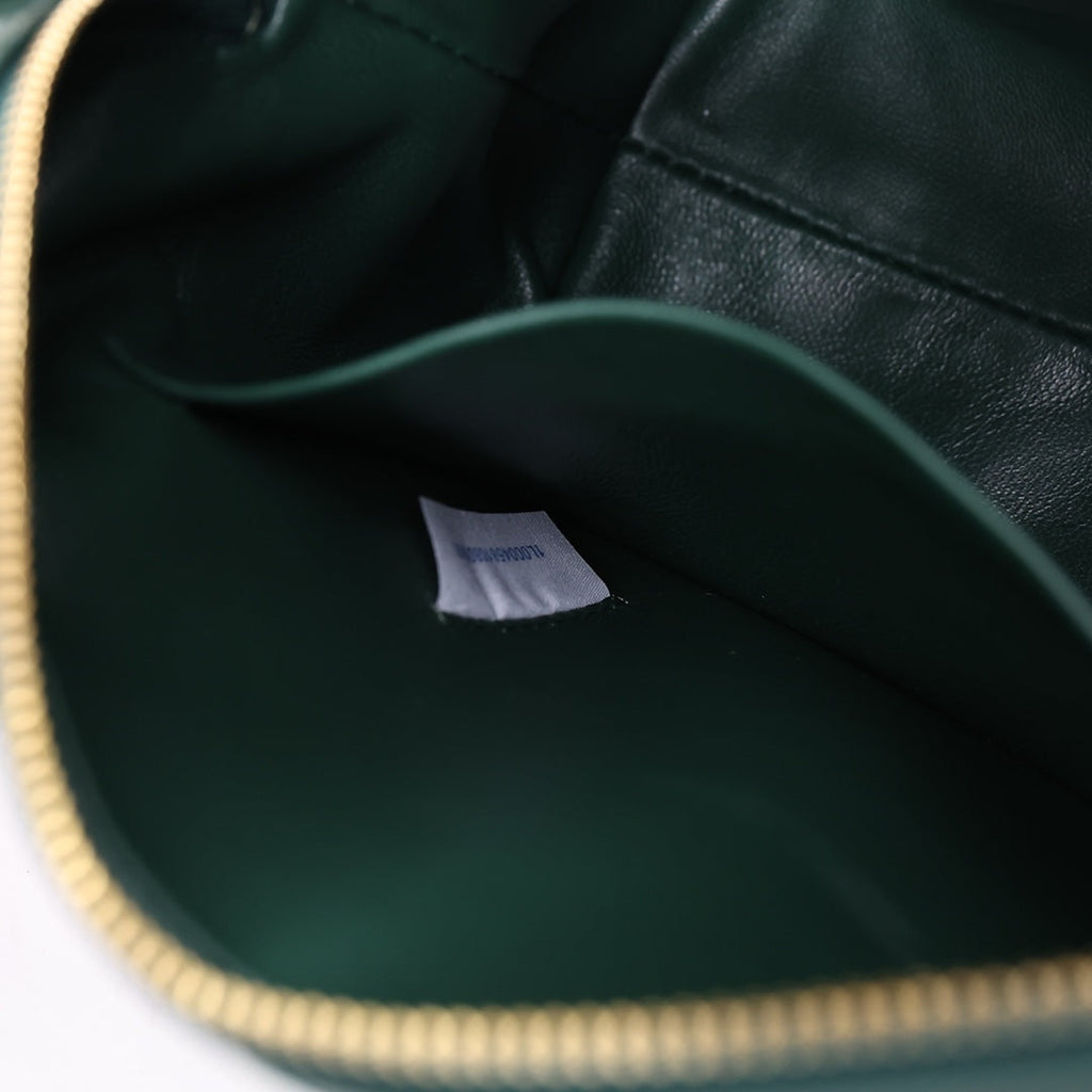 Bottega Veneta Small Loop Camera Bag 723548 Green leather
