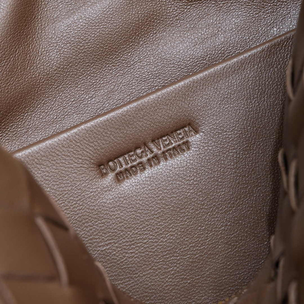 Bottega Veneta Small Loop Camera Bag 723548 Brown Intrecciato leather