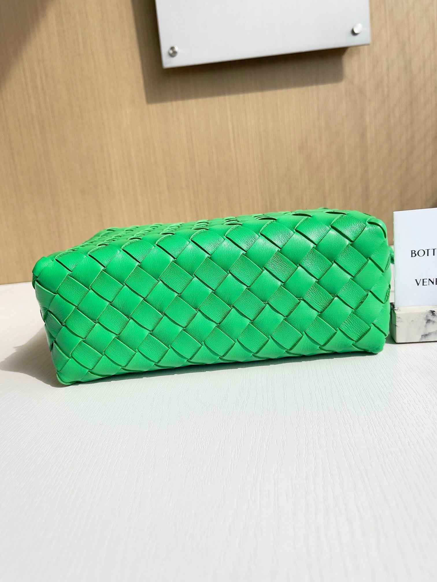 Bottega Veneta Small Loop Camera Bag 680255 Lambskin Green