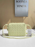 Bottega Veneta Small Loop Camera Bag 680255 Lambskin Light Yellow