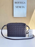 Bottega Veneta Small Loop Camera Bag 680255 Lambskin Dark Purple